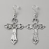 Bohemia Alloy Dangle Earrings for Women EJEW-WH0009-42C-1