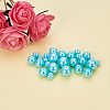 Eco-Friendly Dyed Glass Pearl Round Pearlized Bead HY-PH0009-RB104-6