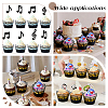Musical Note Cupcake Wrappers AJEW-WH0871-27-5
