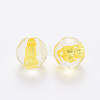 Transparent Acrylic Beads TACR-S154-11A-81-3
