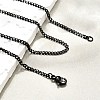 304 Stainless Steel Curb Chain Necklaces NJEW-L162-01A-B-4