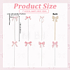 14Pcs Wooden Picks for Vase Decorations AJEW-SP0004-71B-2