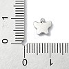 304 Stainless Steel Black Enamel Charms STAS-L022-439P-01-3