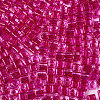 Transparent Inside Colours Glass Seed Beads SEED-T007-11C-2