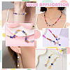 16Pcs 4 Styles September Birthstone Natural Lapis Lazuli Pendant and Connector Charms PALLOY-SW00117-7