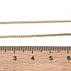 10Pcs 1MM 304 Stainless Steel Box Chain Necklaces NJEW-G203-07G-5