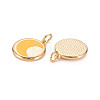 Brass Enamel Pendants KK-S356-588E-NF-2