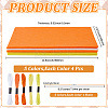 20 Sheets 5 Colors Square Felt Fabric DIY-CY0003-35B-2