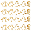 40Pcs 925 Sterling Silver Clip-on Earring Findings STER-BC0004-56A-1