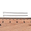 Anti-Tarnish Rhodium Plated 925 Sterling Silver Flat Head Pins STER-M117-03C-P-3