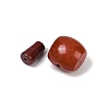Natural Red Jasper 3 Hole Guru Beads G-F795-F01-02-2