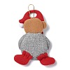 Christmas Polyester with Resin Pendant Decorations LS-FIND-D030-01C-2