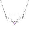 Deer Urn Ashes Pendant Necklace PW-WG78BFC-06-1