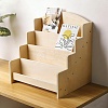 4-Tier Desktop Wooden Book Shelf ODIS-WH0099-239-1