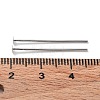 Rhodium Plated 925 Sterling Silver Flat Head Pins STER-M117-03E-P-3
