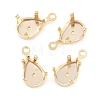 Brass Sew on Prong Settings KK-C163-13B-G-1