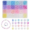 DIY Round Acrylic Beads Jewelry Making Finding Kits DIY-YW0011-64-1