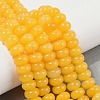 Dyed Natural White Jade Beads Strands G-G107-A15-01-3