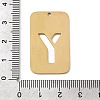 304 Stainless Steel Pendants STAS-D200-01Y-G-3