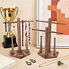 2 Bags 2 Styles Wood Baseball Ring Display Stands DJEW-OC0001-56-4