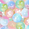 20Pcs Resin Imitation Cat Eye Beads RESI-PA0001-47-1