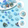 38Pcs Handmade Bumpy Glass Beads LAMP-FS0001-40-2