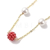 Plastic Imitation Pearl Beads  Beads Necklace BJEW-B078-04G-4