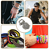 1Pc Tibetan Style Wolf Shaped Brass Shackle Clasps FIND-CY0002-14B-5