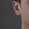 Brass Leverback Earrings for Women KK-CBA405F-01P-1