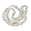 Electroplate Glass Beads Strands EGLA-Q134-02A-B05-2