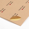 Self-Adhesive Kraft Paper Gift Tag Stickers DIY-D028-02E-01-3