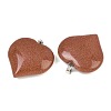 Synthetic Goldstone Pendants GG-K002-04F-2