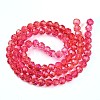 Baking Paint Transparent Glass Beads X1-DGLA-A035-T4mm-A02-3