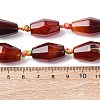 Natural Red Agate Beads Strands G-P605-K01-01B-5