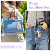 Alloy & Resin Tassel Keychainss AJEW-TADJ0001-20G-08-6