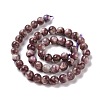 Natural Lepidolite/Purple Mica Stone Beads Strands G-G925-02B-3