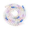 3 Colors 3 Strands Electroplate Glass Beads Strands EGLA-TA0013-51B-1