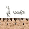 SHEGRACE Brass Micro Pave Cubic Zirconia Pendants XGRQ3D432-469P-3