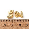 Brass Micro Pave Cubic Zirconia Beads KK-A265-01G-3