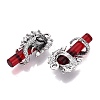Alloy Glass Pendants GL-N004-03AS-2
