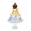Handmade Lampwork Christmas Tree Ornaments LAMP-C026-06E-2