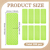 200Pcs PET Multifunctional Reflective Self Adhesive Stickers STIC-GO0001-04A-2
