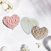 Valentine's Day Love Heart Soap DIY Food Grade Silicone Mold PW-WG51517-01-2