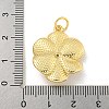 Rack Plating Brass Micro Pave Cubic Zirconia Pendants KK-C059-01G-3