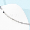 3MM 201 Stainless Steel Wire Choker Necklace NJEW-Z098-04P-5