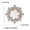 Alloy and Glass Rhinestone Brooch PW-WGA118D-02-1