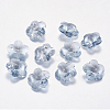 Faceted Glass Rhinestone Charms RGLA-F055-12x12-001BS-1