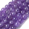 Natural Amethyst Beads Strands G-R446-10mm-21-A-2