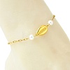 4Pcs 4 Styles Ocean 304 Stainless Steel Link Chain Anklets for Women AJEW-AN00825-3
