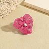 Zinc Alloy Rhinestone Cuff Open Rings for Women MI0617-1-2